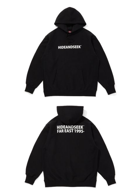 Logo Hooded Sweat Shirt (BLACK) / ロゴ スウェット パーカー