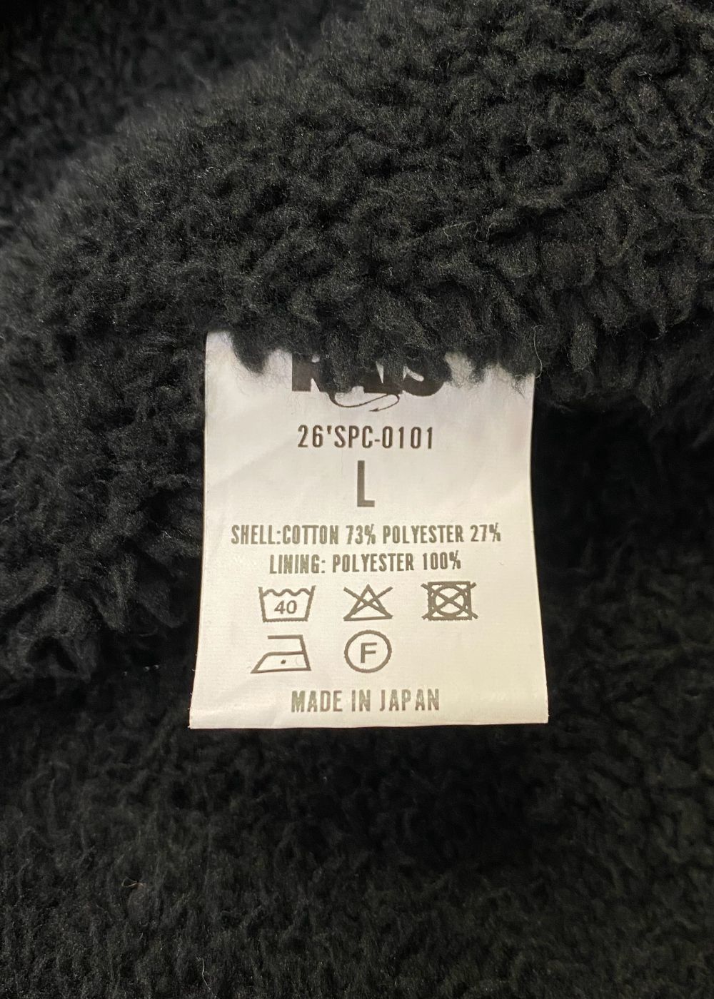 BOA HOODIE (BLACK) / ボア ライナー スウェット パーカー