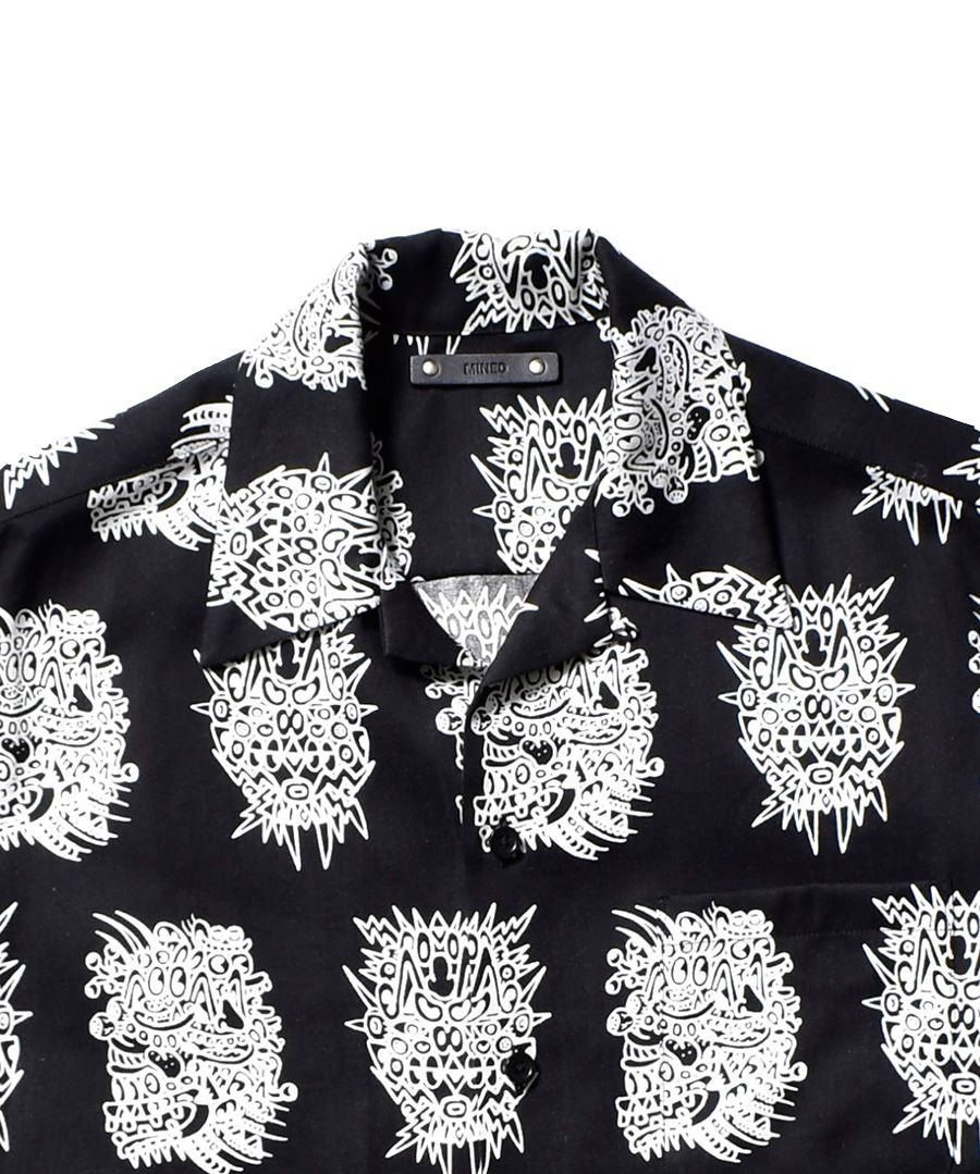 ×NOAH LYON S/S Open Collar SH (BLT) / ノア ライオン コラボ シャツ / セットアップ可能