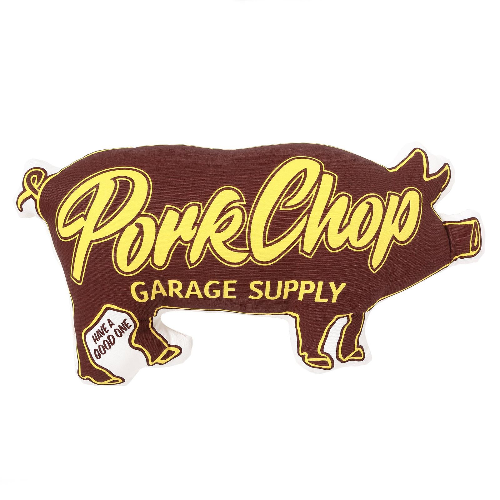 PORK CUSHION (BROWN/MUSTARD) / ポーククッション