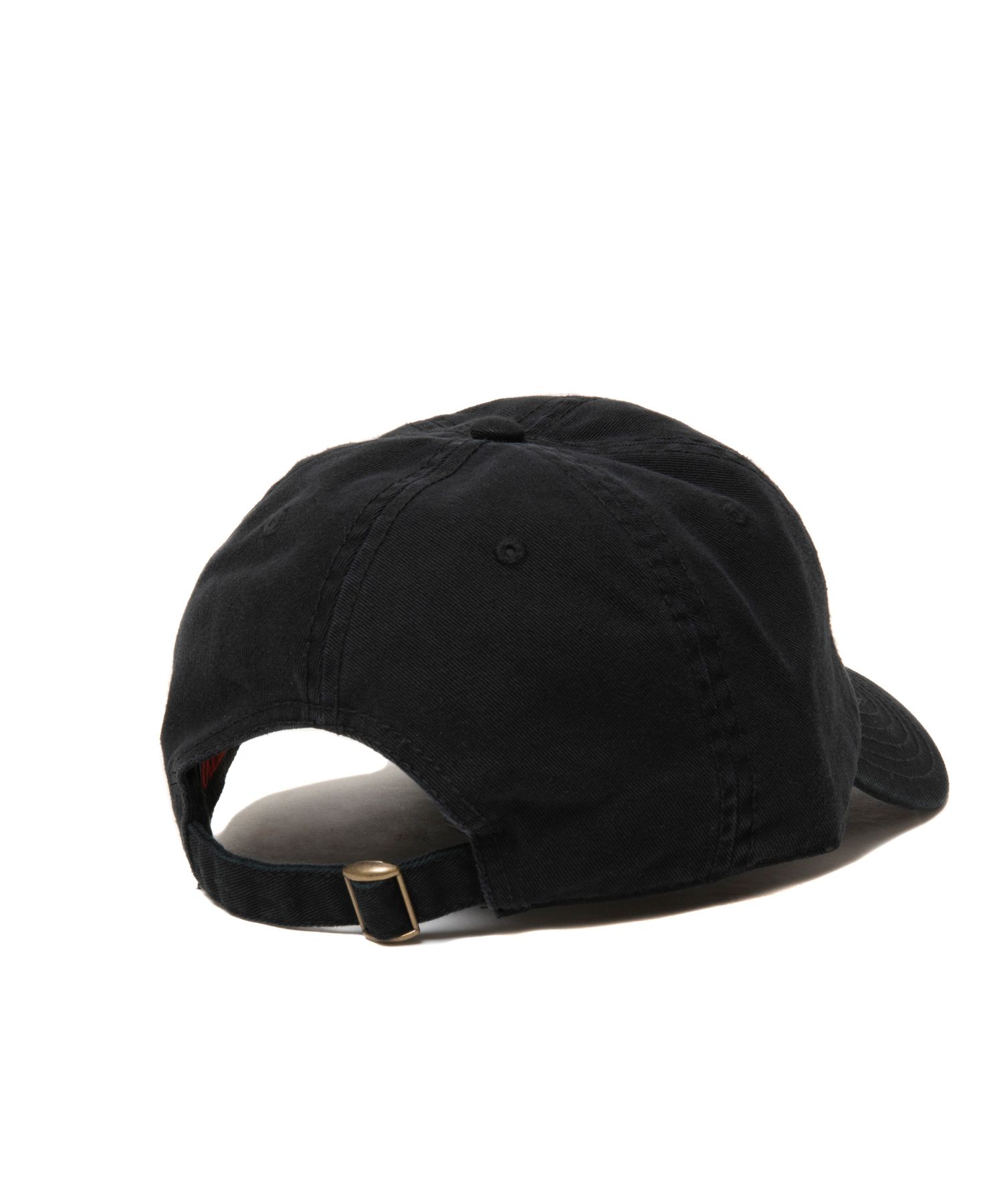 DAD RTTW CAP (BLACK) / ロゴ刺繍 ダッドキャップ。