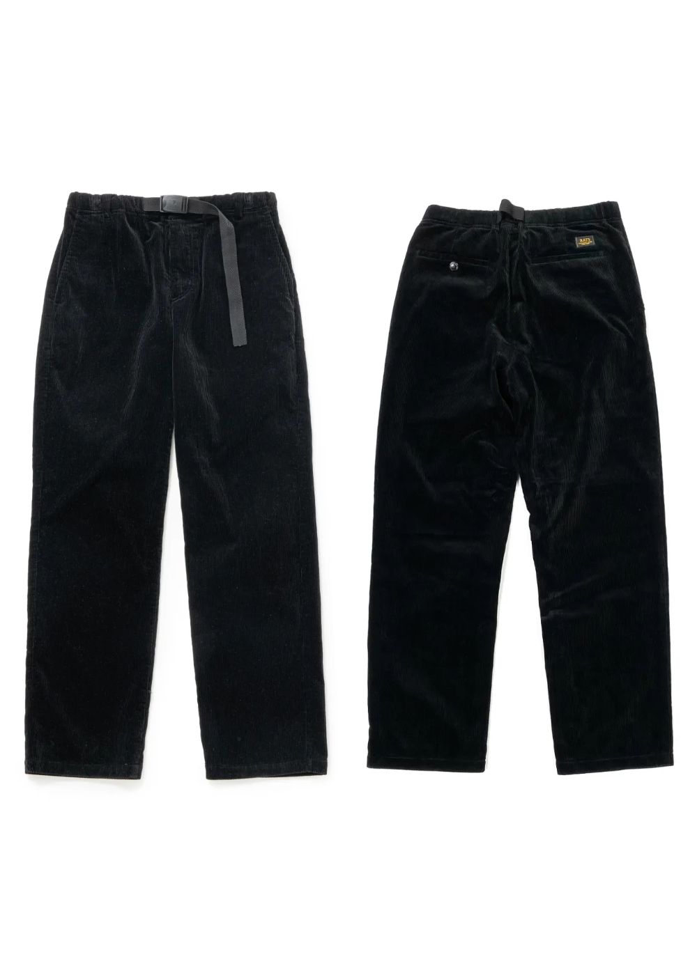 【ラスト1点】CORDUROY EASY PANTS (BLACK) / コーデュロイ イージー パンツ