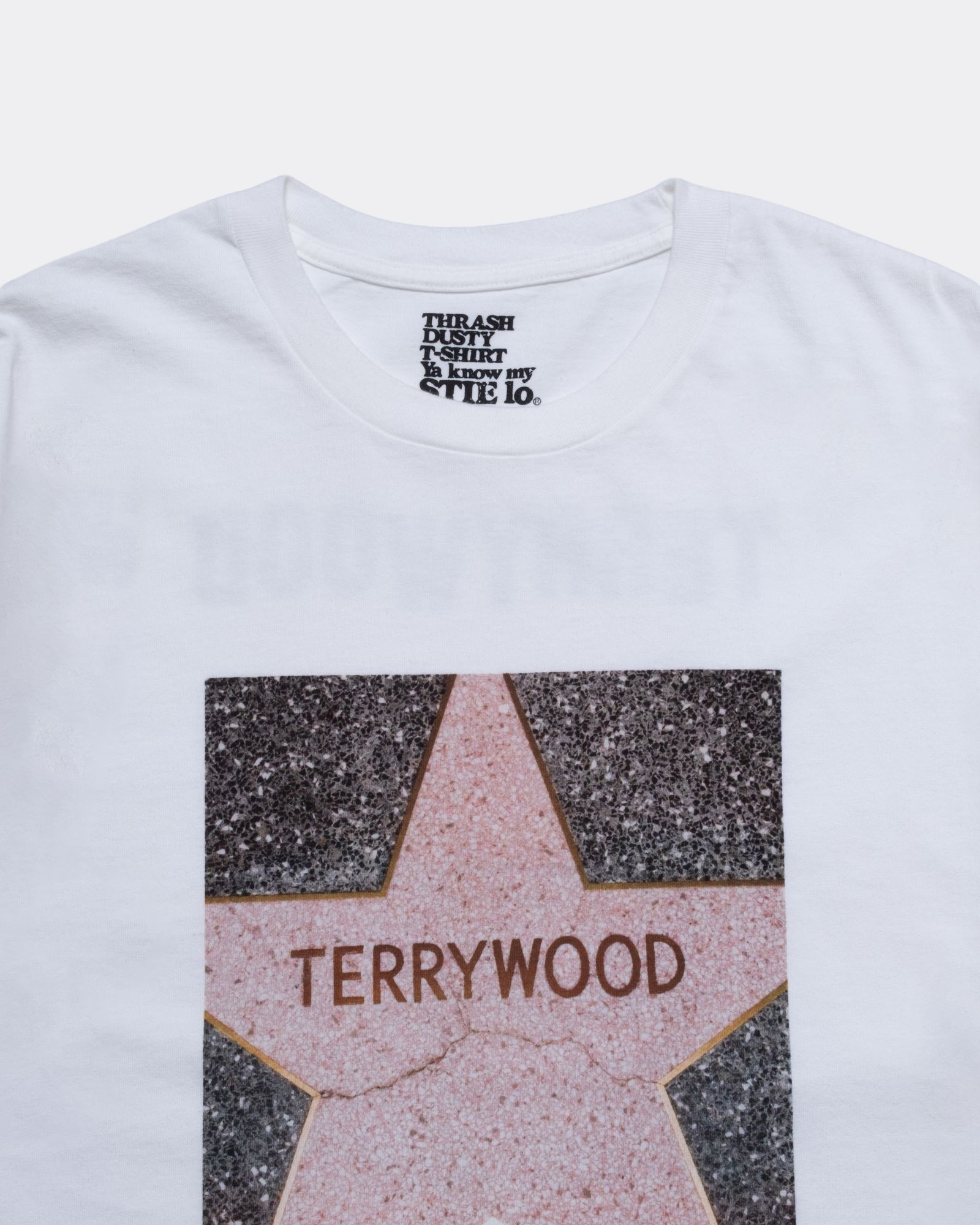 Terry Richardson×STEI-lo “TERRYWOOD” Tee  (WHITE) / ×スティーロ×テリー・リチャードソン コラボ フォト Tシャツ