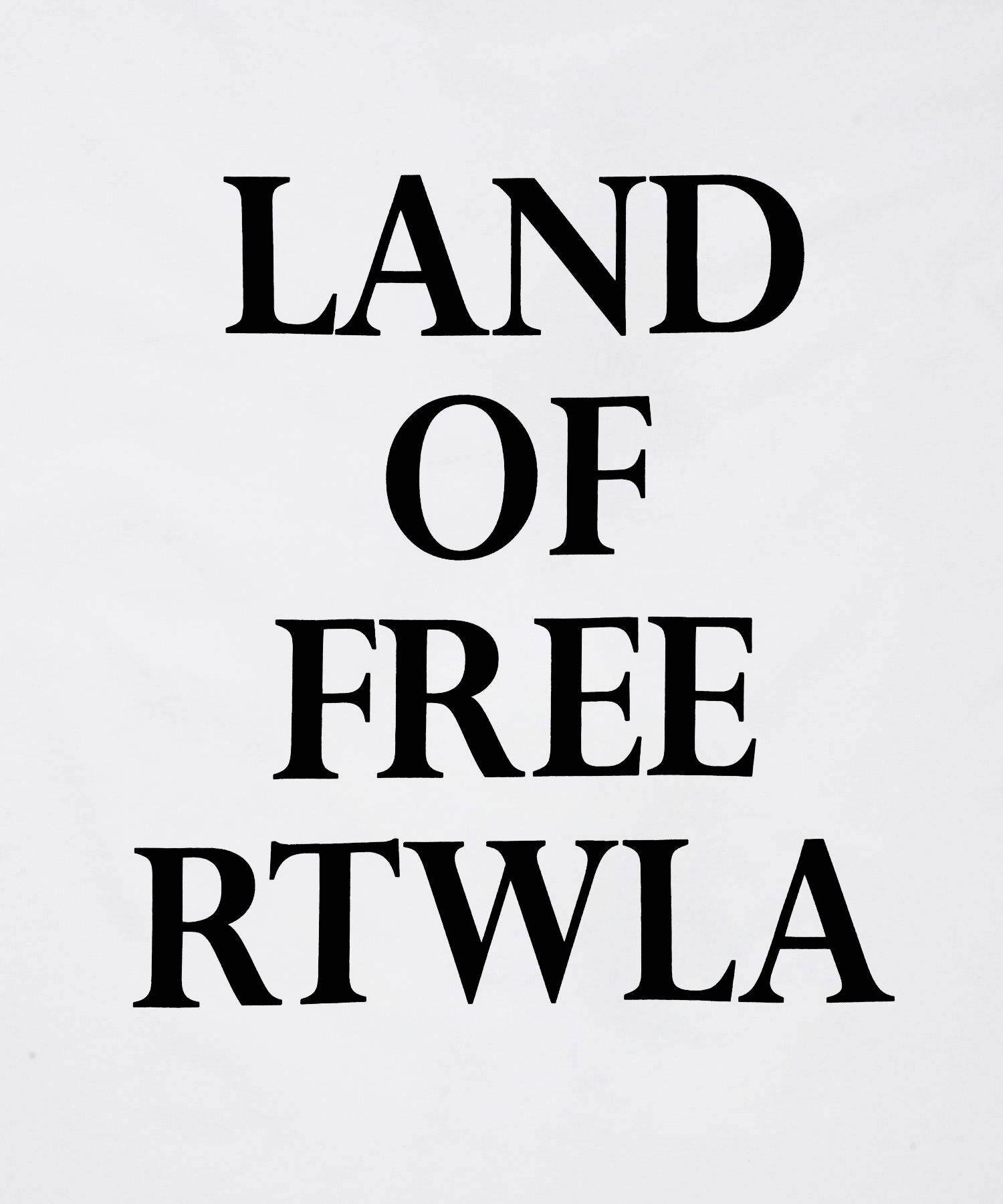 R9 LAND CUTOFF TEE (WHITE) /  オリジナル カットオフ Tシャツ