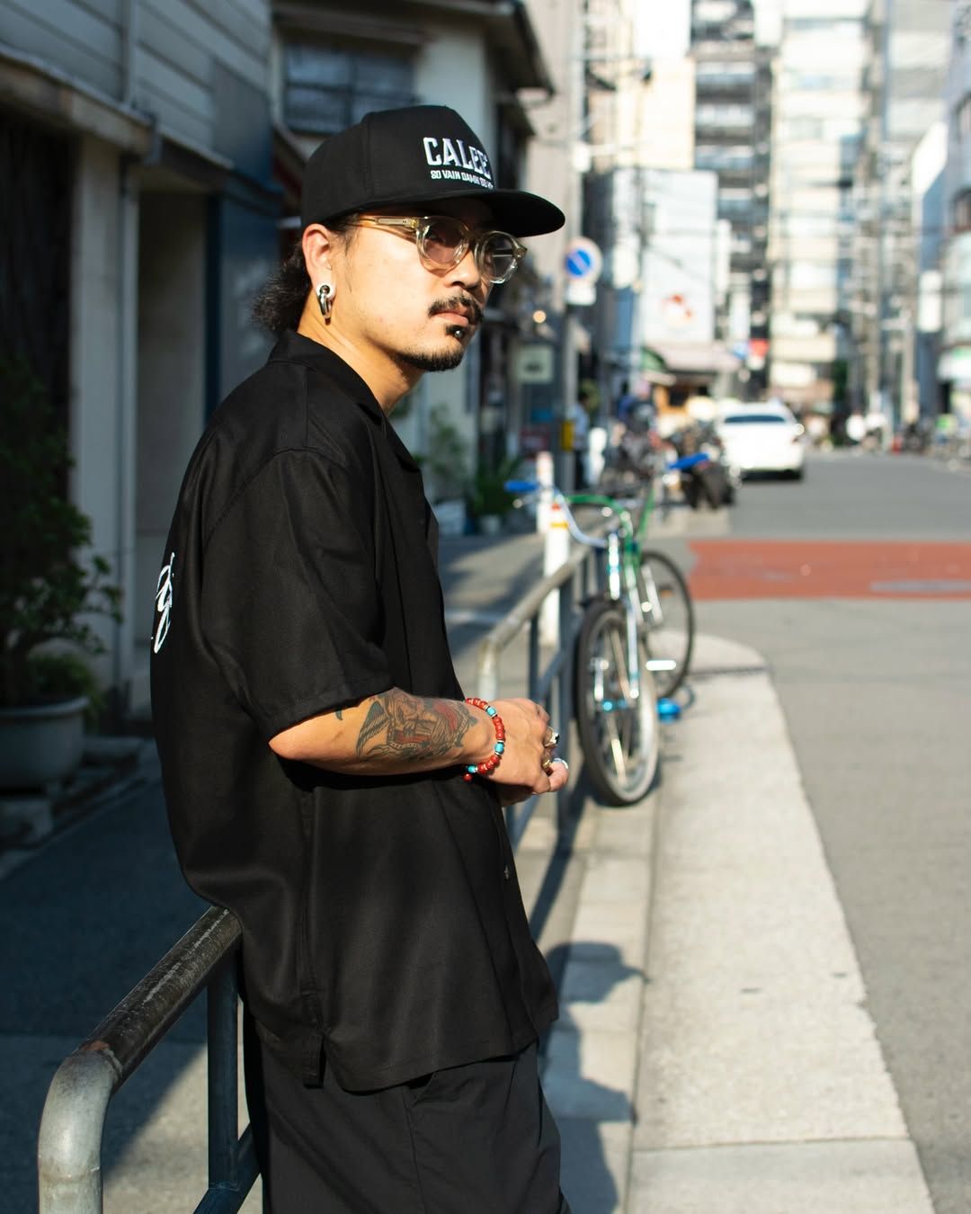 CALEE NATIONAL LOGO SOUVENIR CAP (WHITE) / オリジナル ロゴ刺繍 キャップ