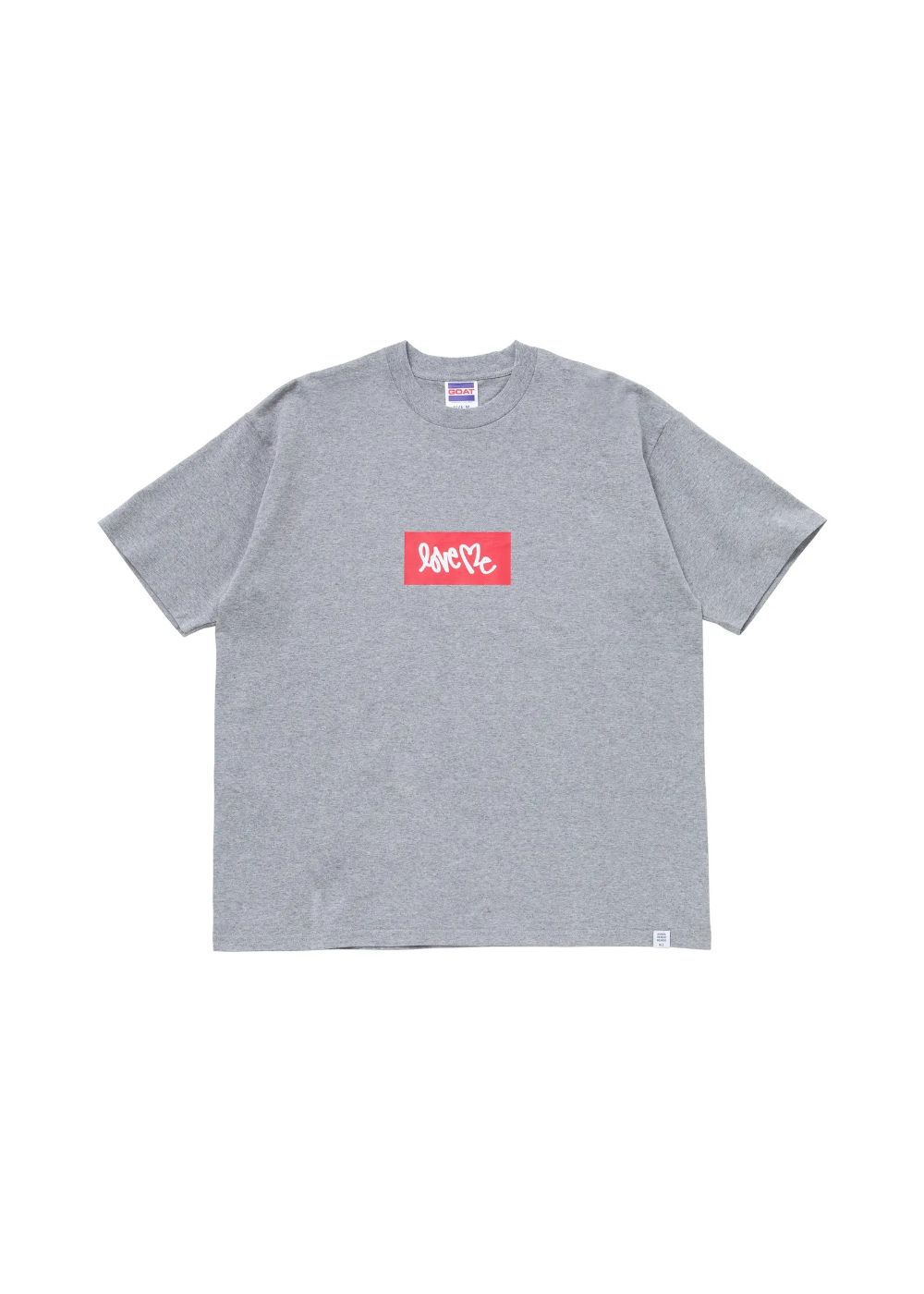 S/S LOVE ME LOGO TEE "HARBOUR" (GRAY) / カーティス・クリグ コラボ Tee