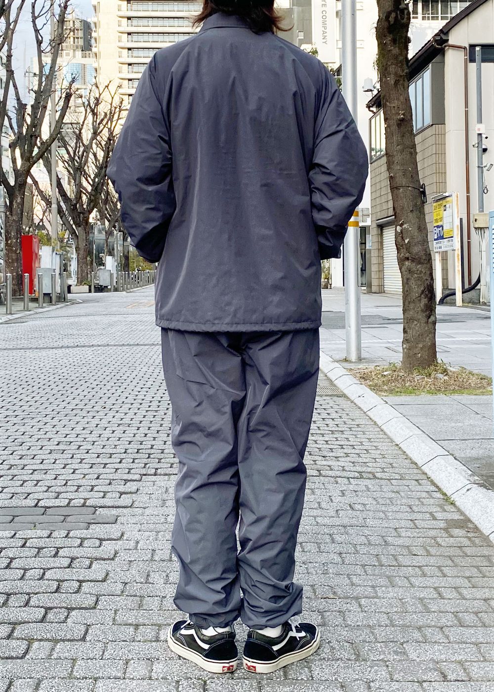 Coaches Jacket (CHARCOAL GRAY) / ナイロン コーチ ジャケット / セットアップ可能
