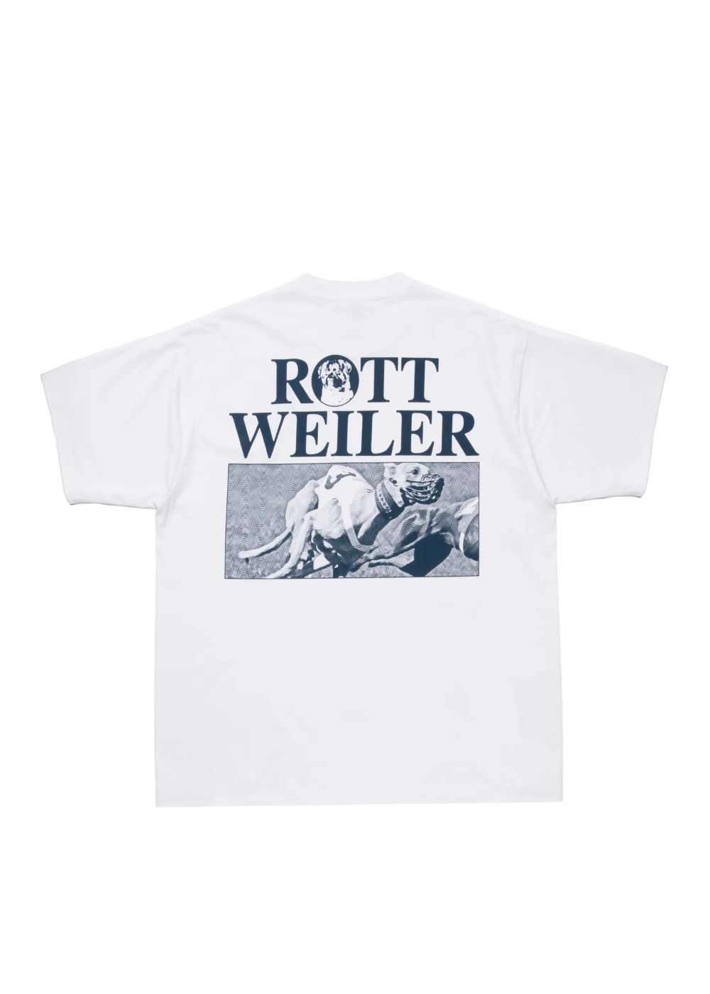 DOGRACE TEE (WHITE) / フォト プリント Tシャツ