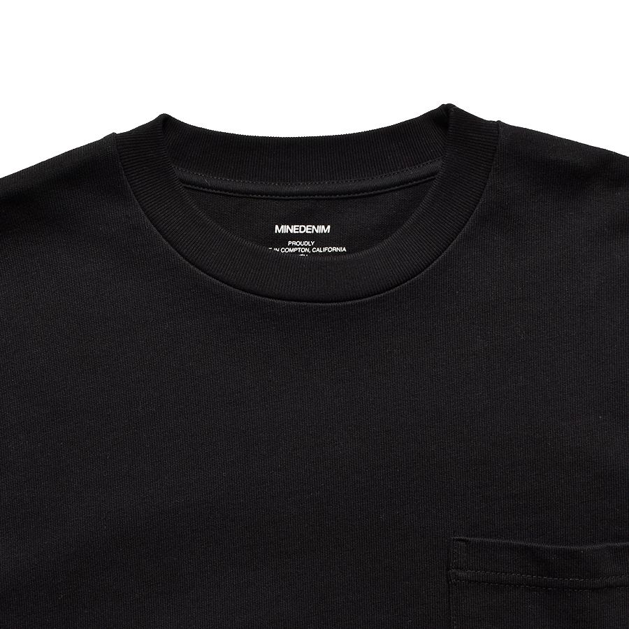 Heavy weight Loose Fit L/S T-SH (BLK) / BTSA コラボ Tシャツ