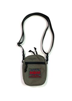 POUCH (MOSS GRAY) / ワッペン ミニ ポーチ