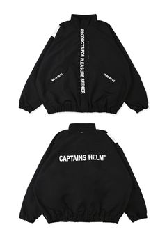 MIL SEEKERS NYLON JACKET (BLACK) / リップストップ ナイロン トラック ジャケット / セットアップ可能