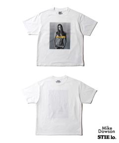 Stie-lo × Mike Dowson T-SH (WHITE) / ×スティーロ×マイク・ドーソン コラボフォトT