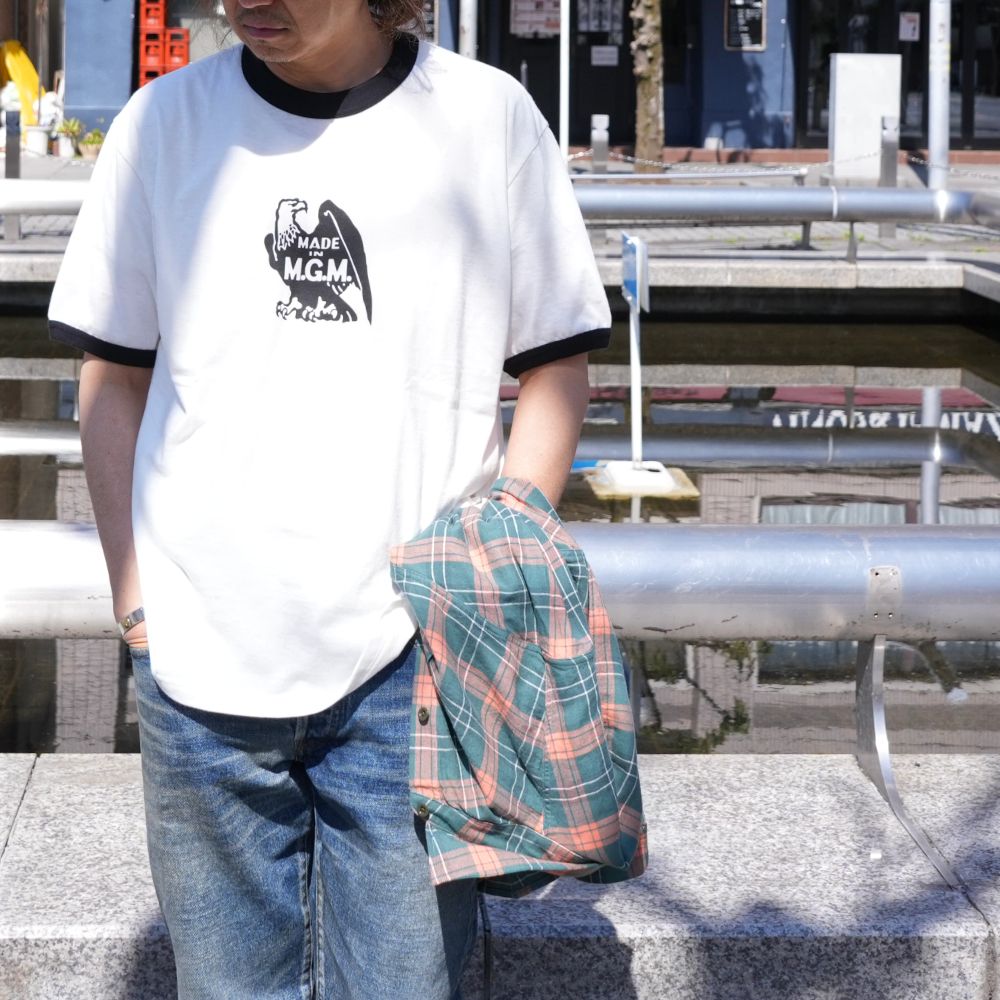 TRIM TEE (WHITE) / トリム Tシャツ