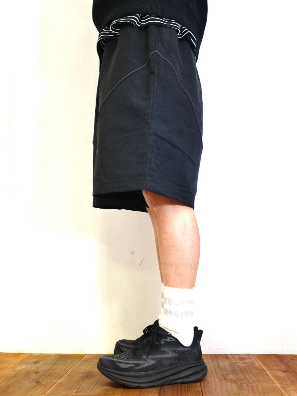 COOTIE PRODUCTIONS - N/L Weather Wide Training Shorts (BLACK