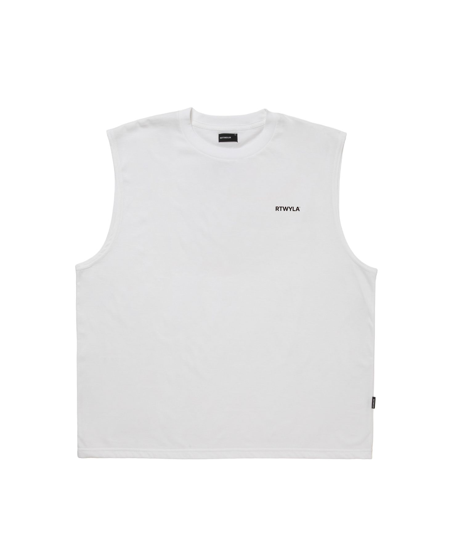 R9 RTWYLA NOSLEEVE TEE (WHITE) / オリジナル ノースリーブ Tシャツ