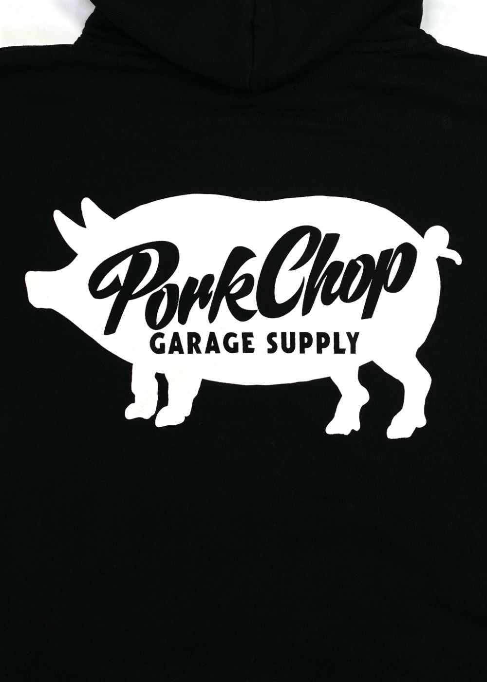 SCRIPT PORK HOODIE (BLACK) / ロゴ スウェットパーカー