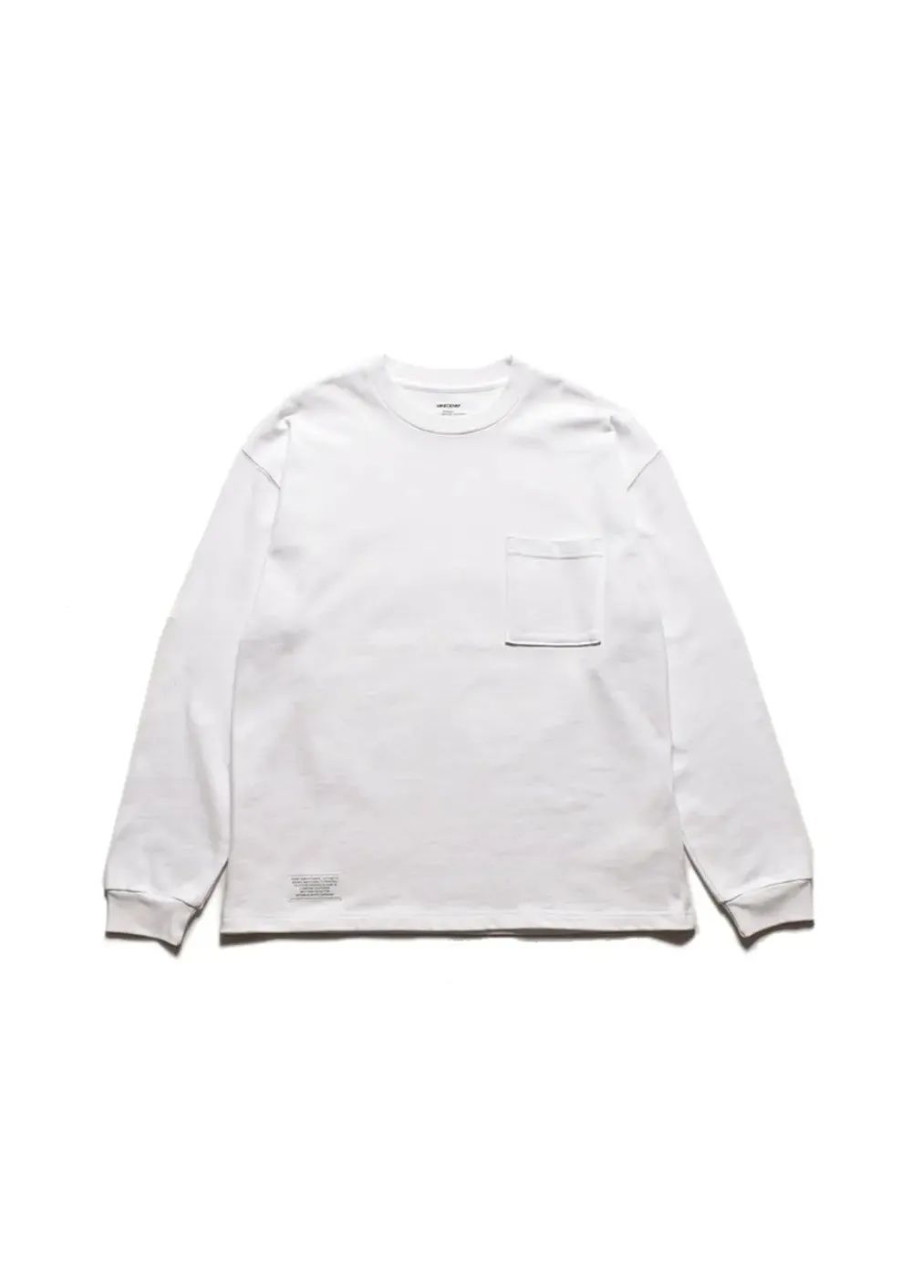 Heavy weight Loose Fit L/S T-SH (WHT) / BTSA コラボ Tシャツ