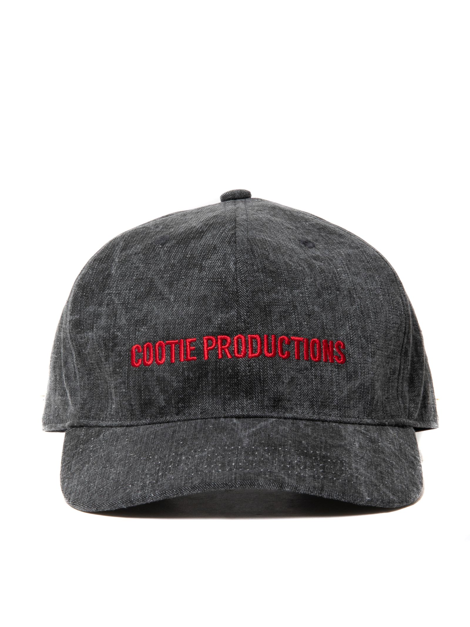 COOTIE PRODUCTIONS - Pigment Coating Twill 6 Panel Cap (BLACK 