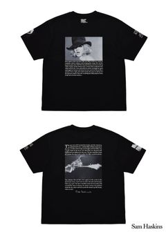 Sam Haskins × Stie-lo T-SH (BLACK) / ×スティーロ×サム・ハスキンス  コラボ フォト Tシャツ