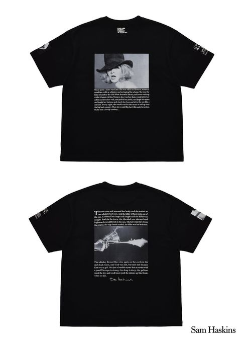 Sam Haskins × Stie-lo T-SH (BLACK) / ×スティーロ×サム・ハスキンス  コラボ フォト Tシャツ