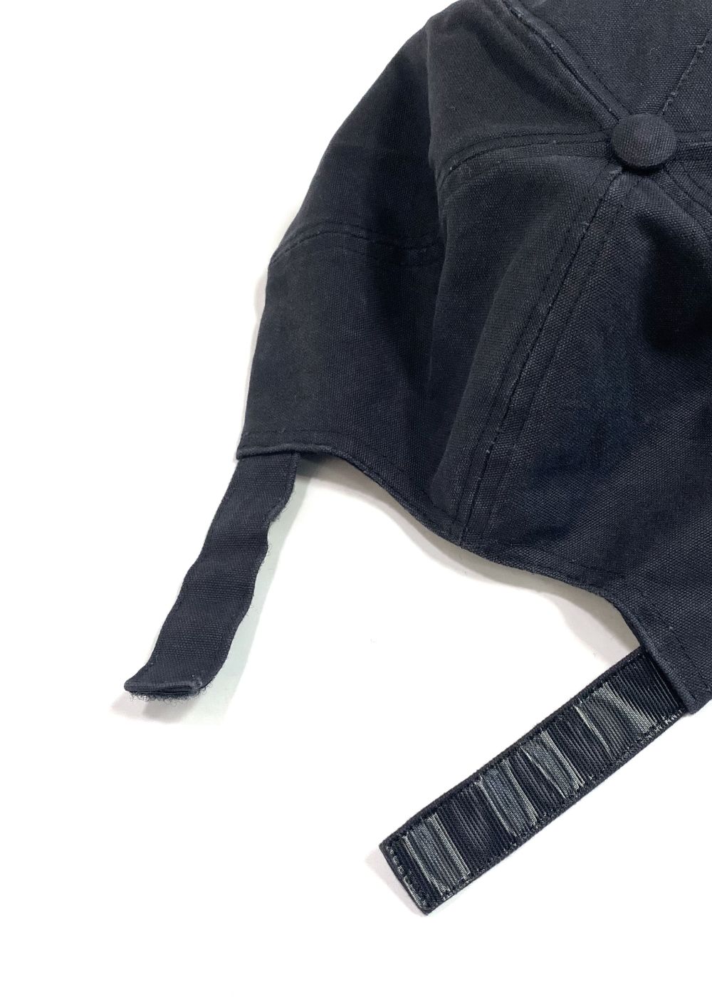 1995 OX Baseball CAP (Washed) (BLACK) / ロゴ刺繍 ダッドキャップ