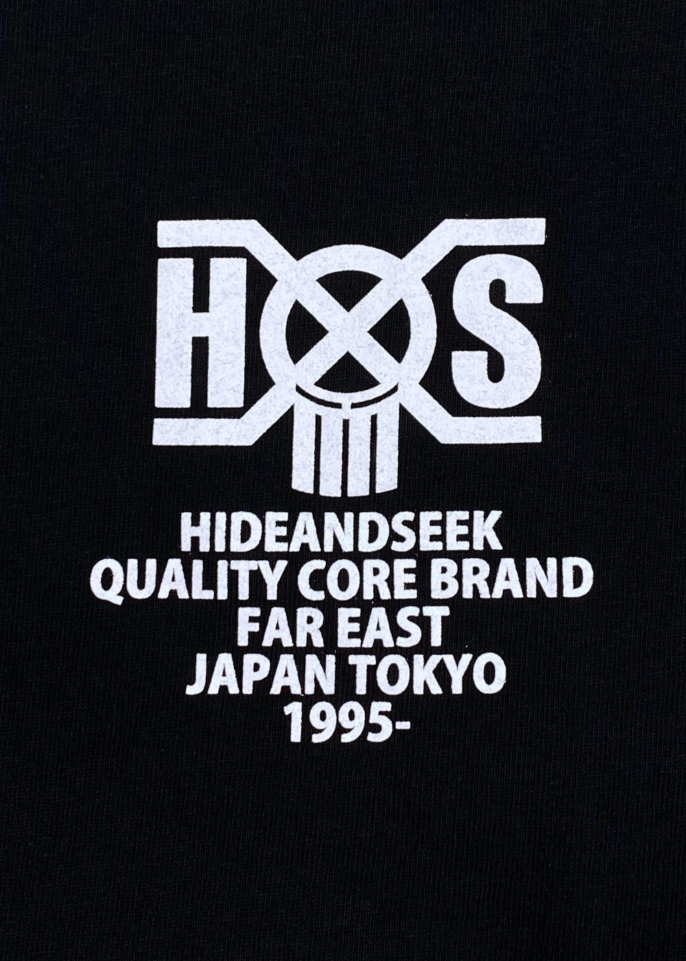 HIDE AND SEEK - HS×BH S/S TEE (BLACK) / バウンティーハンター コラボ Tシャツ | LOOPHOLE