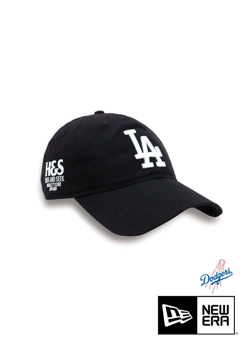 HIDE AND SEEK - ×NEWERA / LOS ANGELES DODGERS CAP (BLACK 