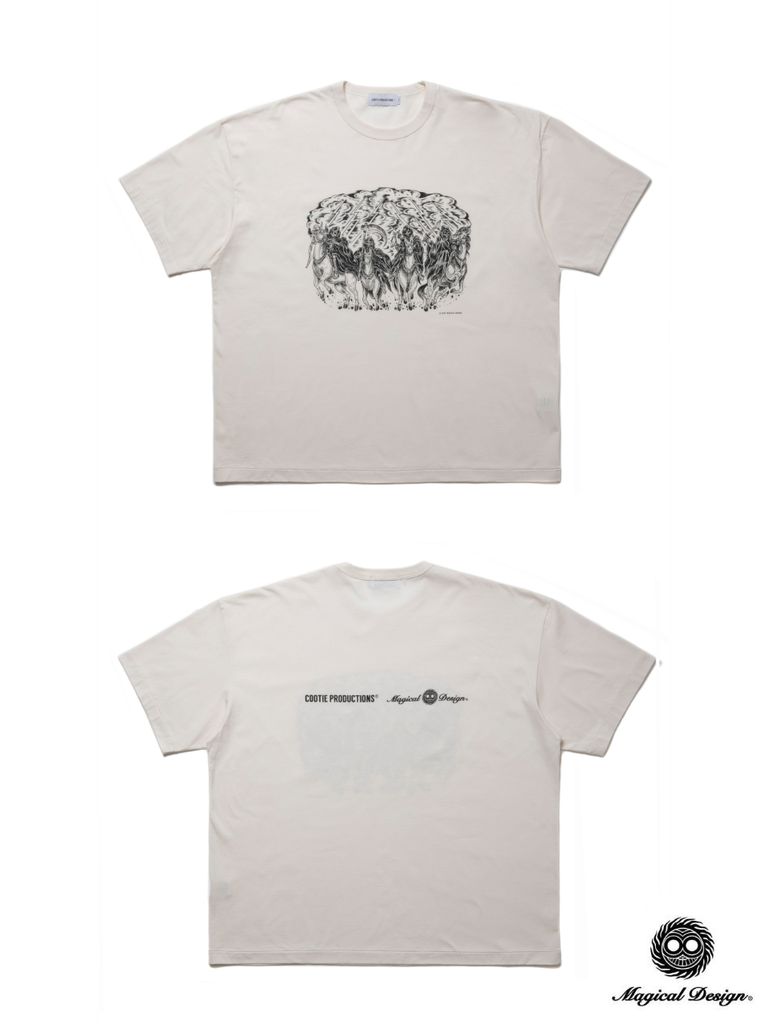 COOTIE PRODUCTIONS - Print S/S Tee (Magical Design®) (OFF IVORY  