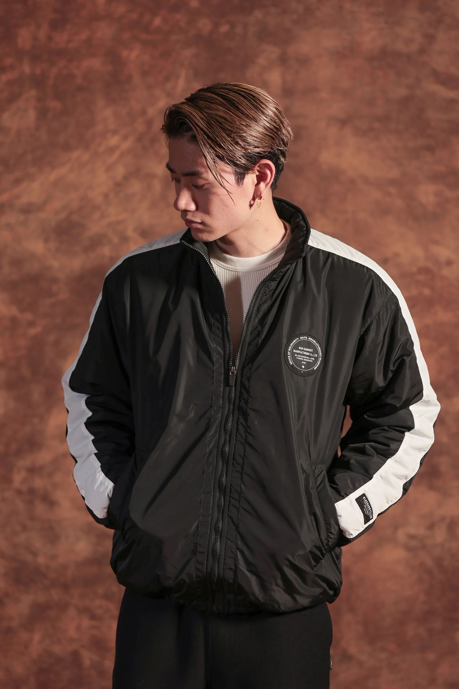 RATS - TRACK JACKET (BLACK) / セットアップ トラックジャケット | LOOPHOLE