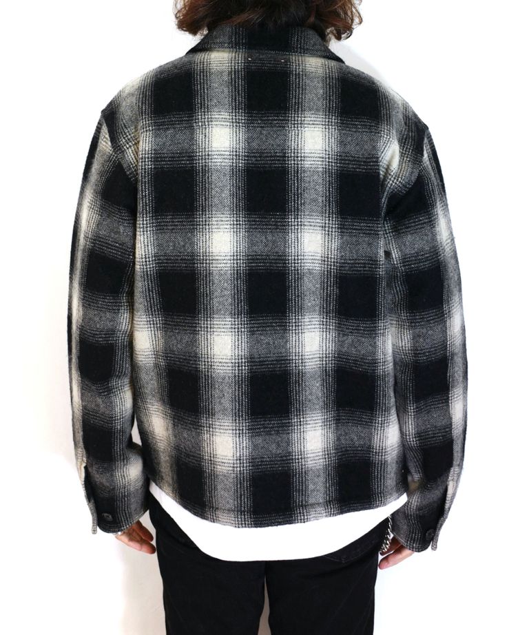 MINEDENIM - Ombre Check Flannel Quiltiner Sports JKT (BLT 