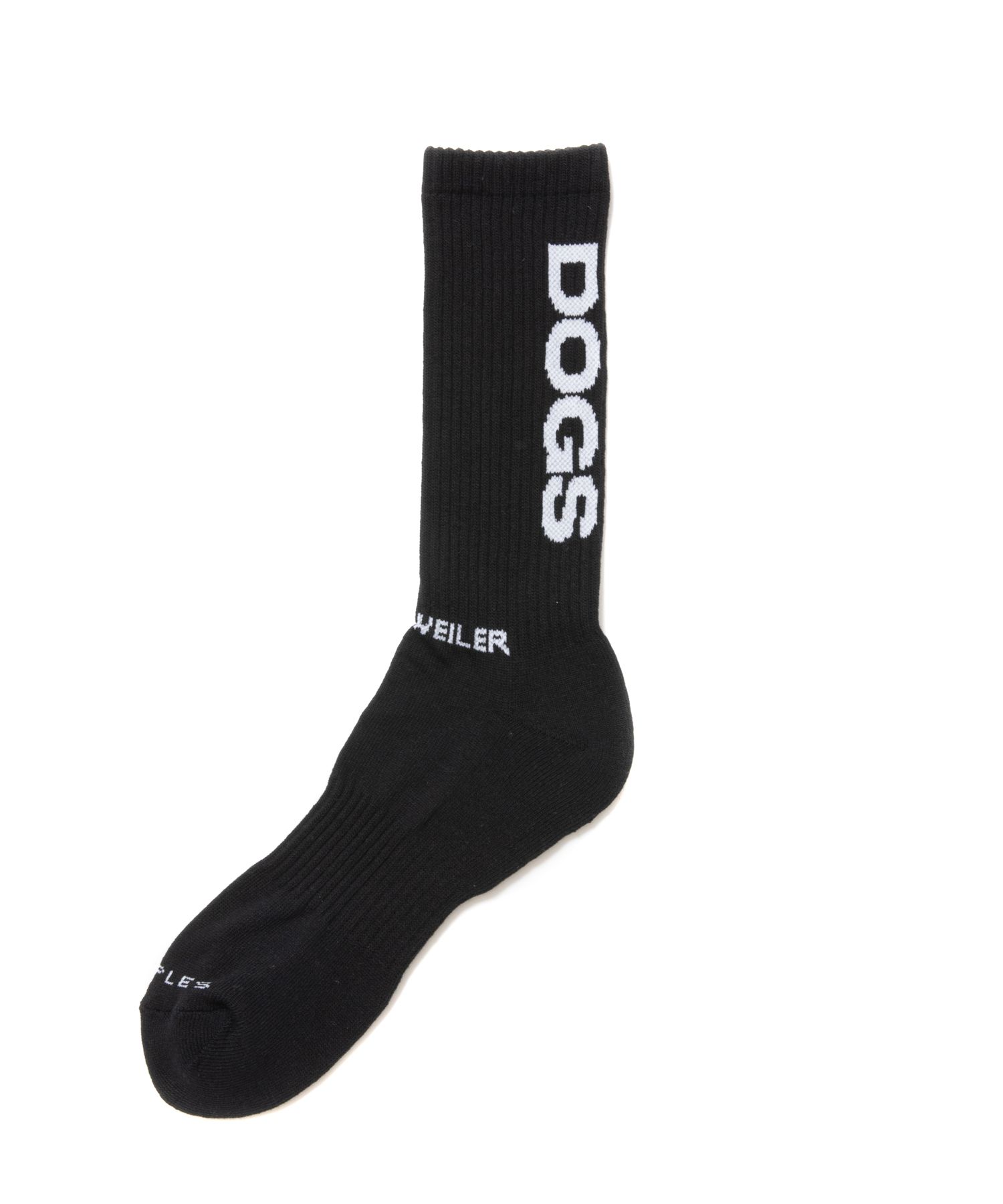 R9 PURPLE SOX (BLACK) / ×パープルズ コラボ ジャガードロゴ ソックス