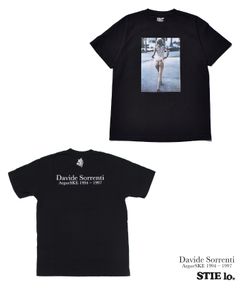 Davide Sorrenti×Stie-lo Jaime Flashing Bum T-SH (BLACK) / ×ダヴィデ・ソレンティ×スティーロ コラボフォトT