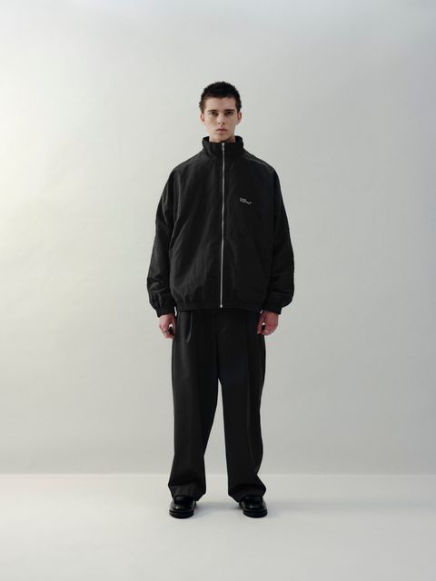 COOTIE PRODUCTIONS - Combat Wool Twill Pin Tuck Easy Trousers 