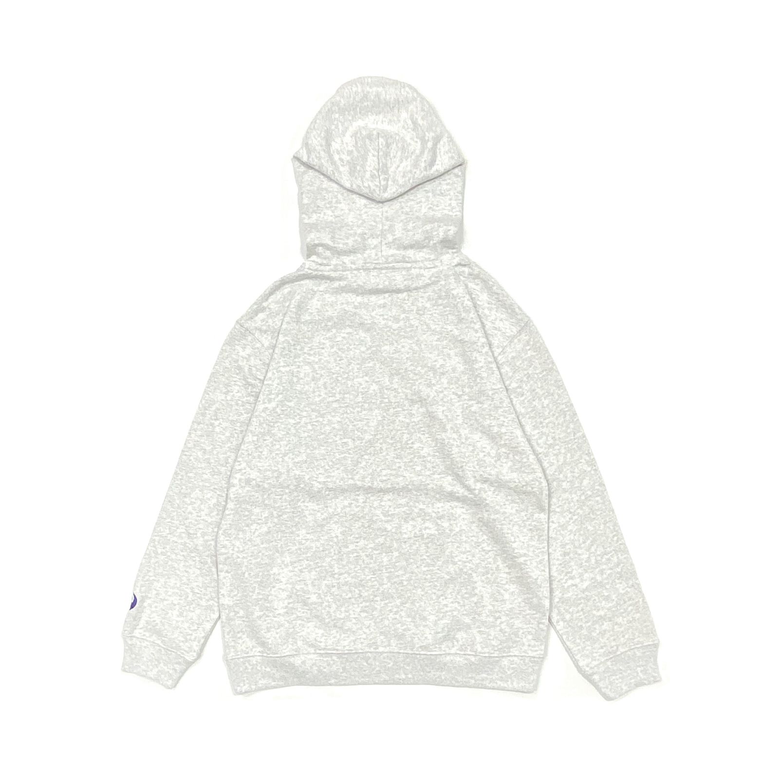 SCRIPT COLLEGE HOODIE (ASH) / カレッジロゴ スウェットパーカー