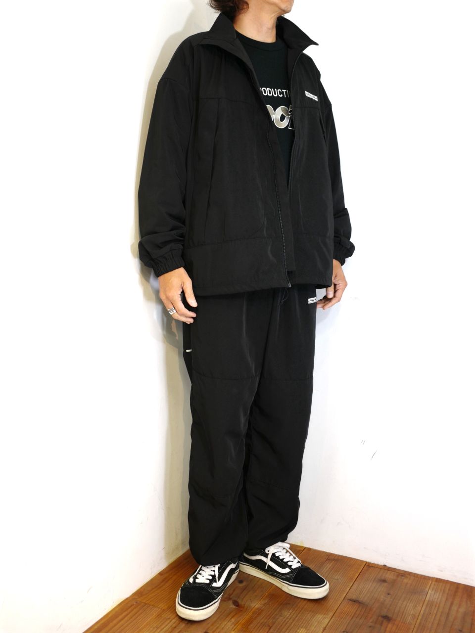 COOTIE PRODUCTIONS - Raza Track Pants (BLACK) / ポリエステルツイル 