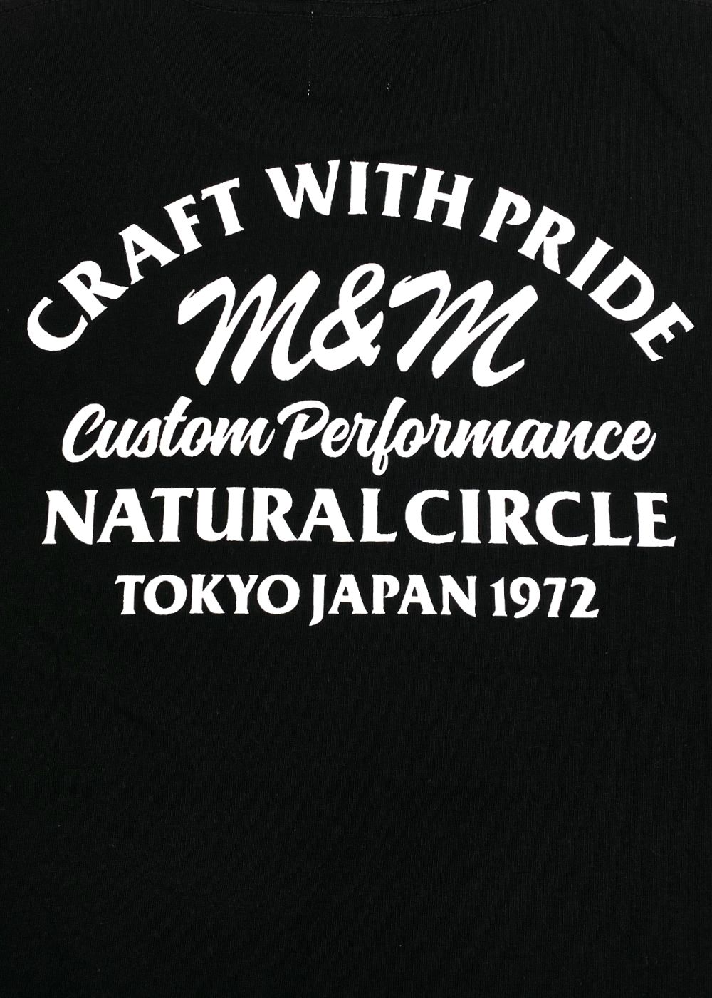 PRINT TEE (BLACK) / ロゴ プリント Tシャツ