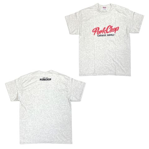 【ラスト1点】24 SCRIPT TEE (ASH) / 24スクリプト Tシャツ