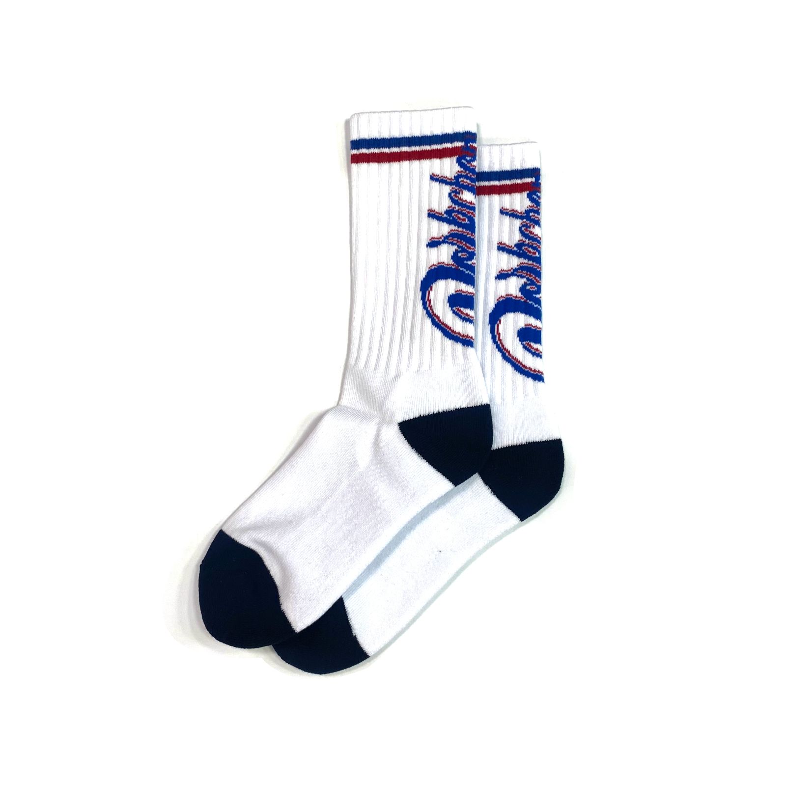 レビュー高評価アイテム特集｜ファッション通販 PORKCHOP GARAGE SUPPLY - CRS LOGO SOX (WHITE) / ジャガード レッグウェア