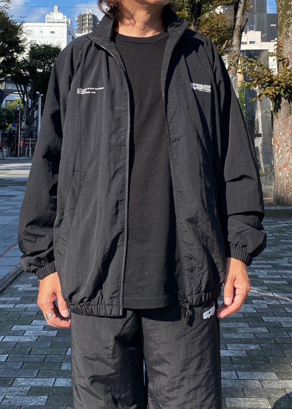 GDC CLASSICS Nylon Setup (BLACK) / セットアップ トラック ジャケット & パンツ