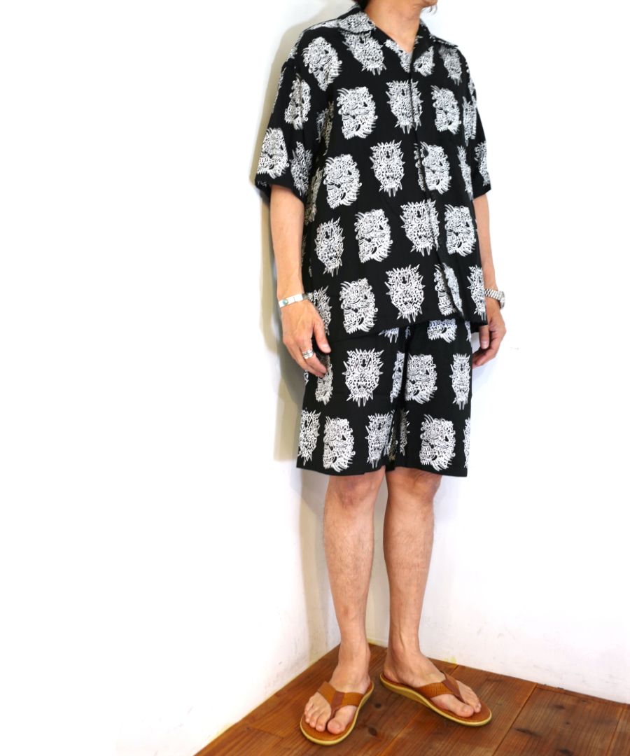 ×NOAH LYON S/S Open Collar SH (BLT) / ノア ライオン コラボ シャツ / セットアップ可能