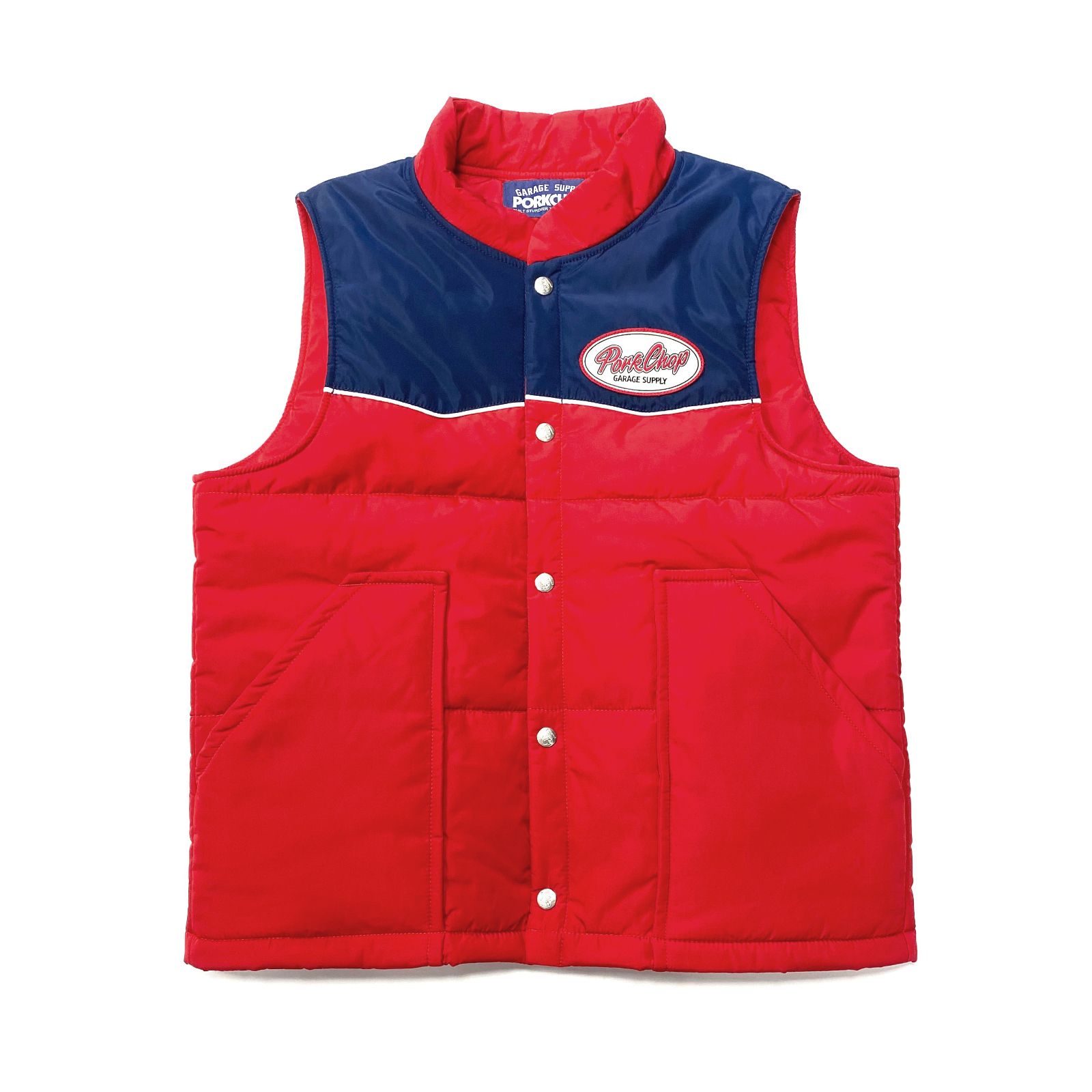 PORKCHOP - RACING VEST (RED×NAVY) / オリジナルレーシング