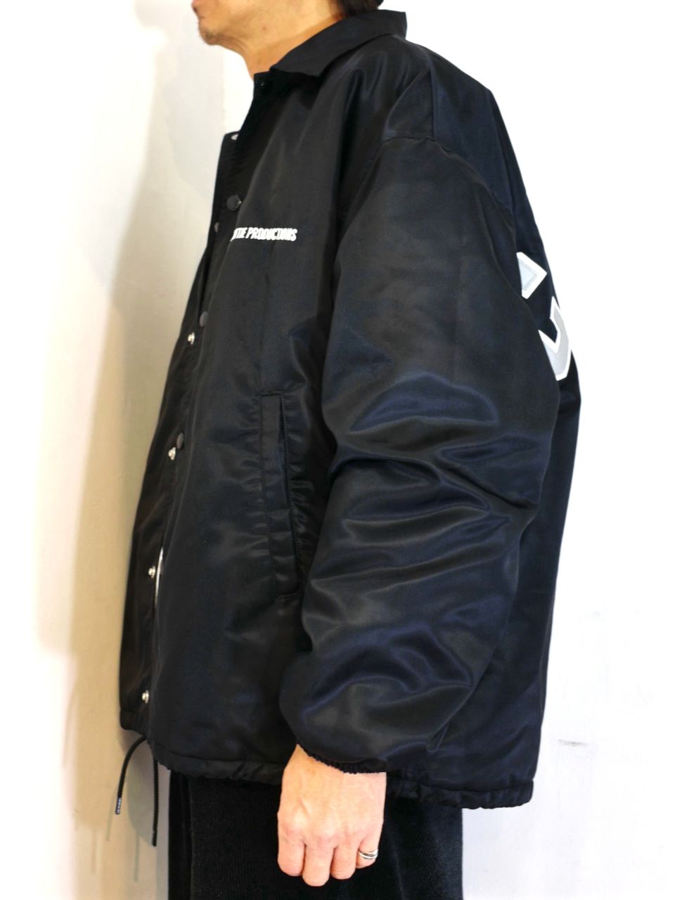 COOTIE PRODUCTIONS - Nylon Coach Jacket (BLACK) / ロゴワッペン ...