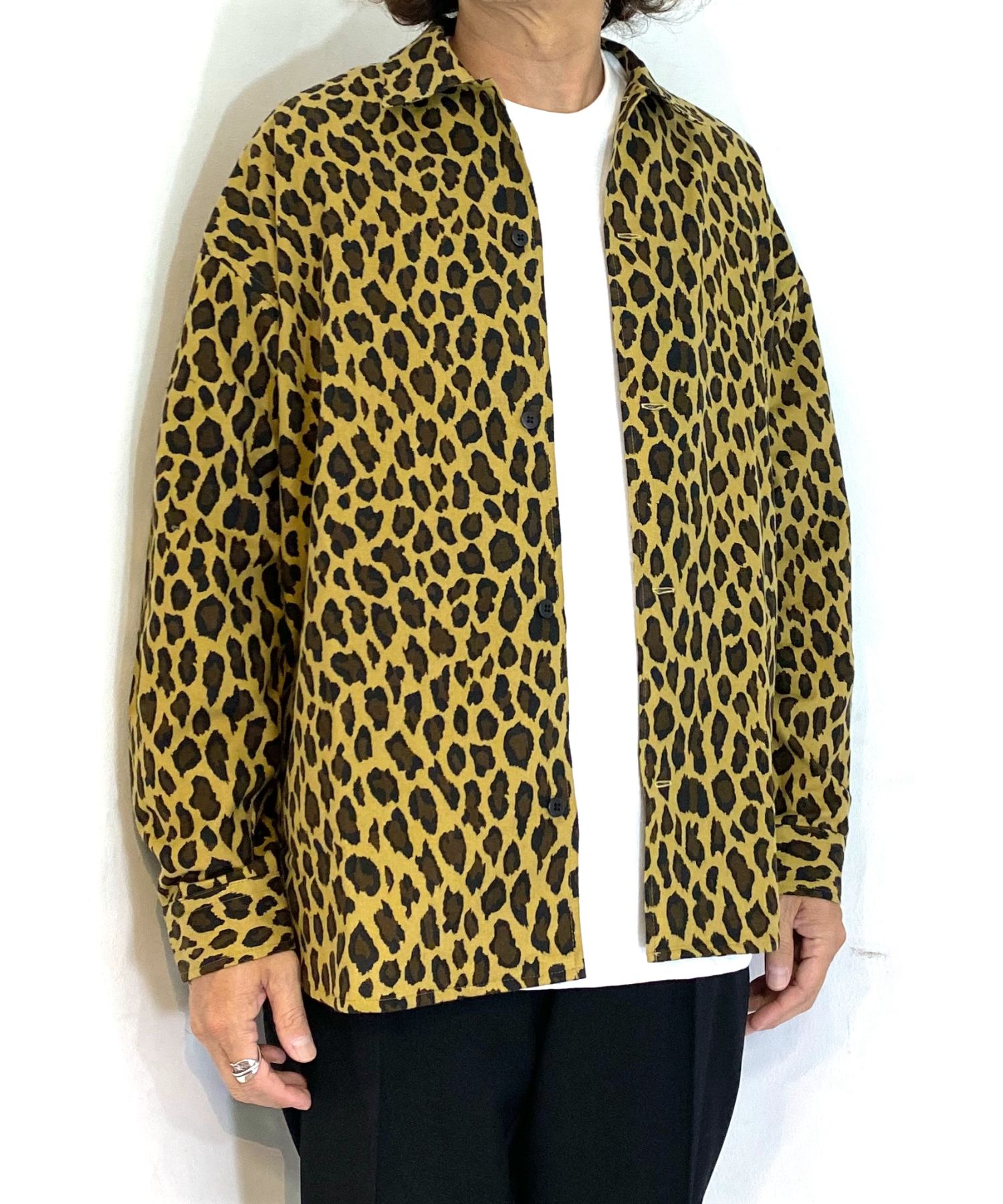 ROTTWEILER - R9 LEOPARD SHIRT (LEOPARD) / レオパード オープン