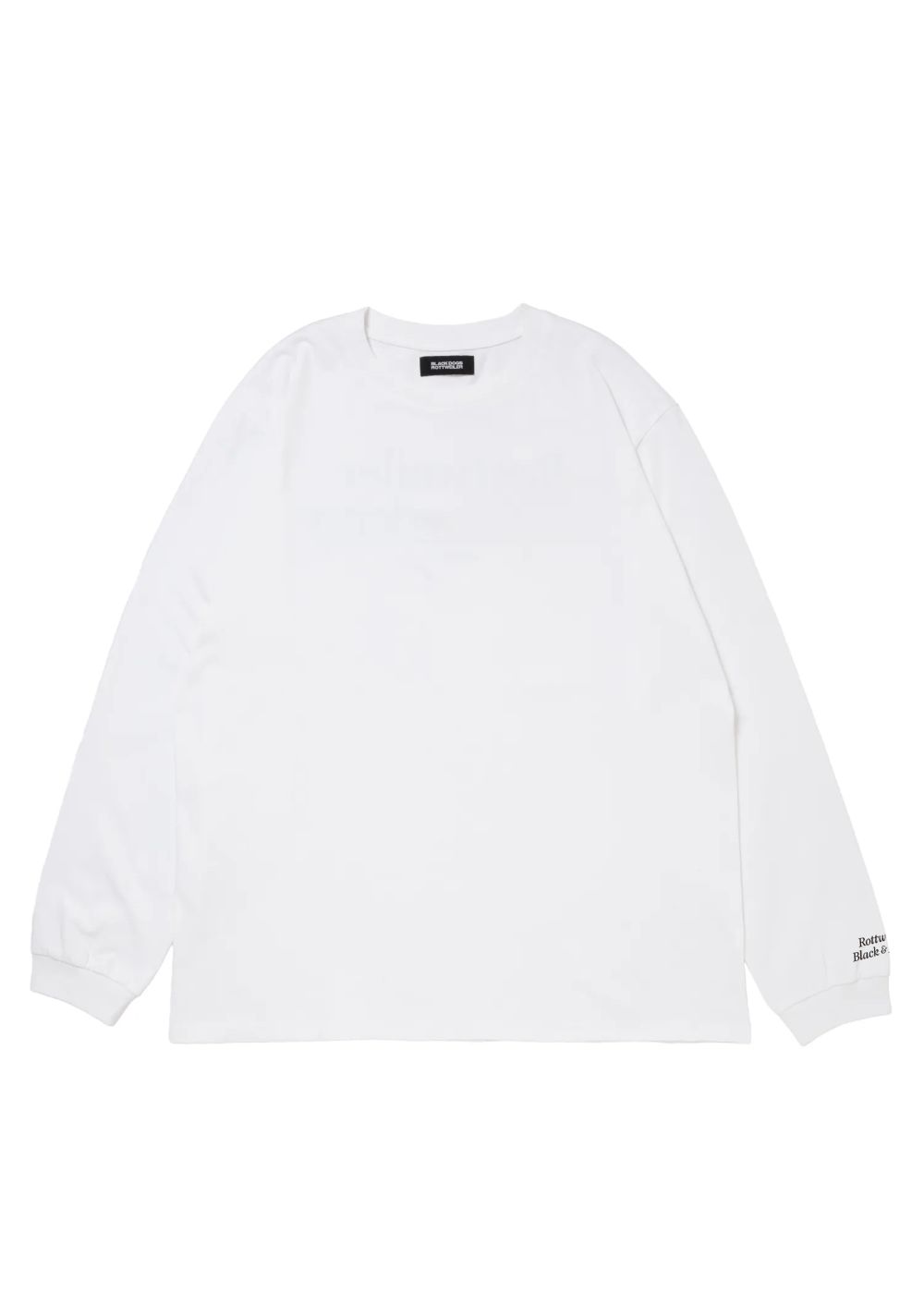 R9 BASIC LS TEE (WHITE) /  オリジナル ロングスリーブ Tシャツ