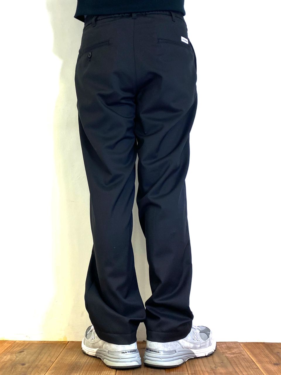 COOTIE PRODUCTIONS - Combat Wool Twill Pin Tuck Easy Trousers 