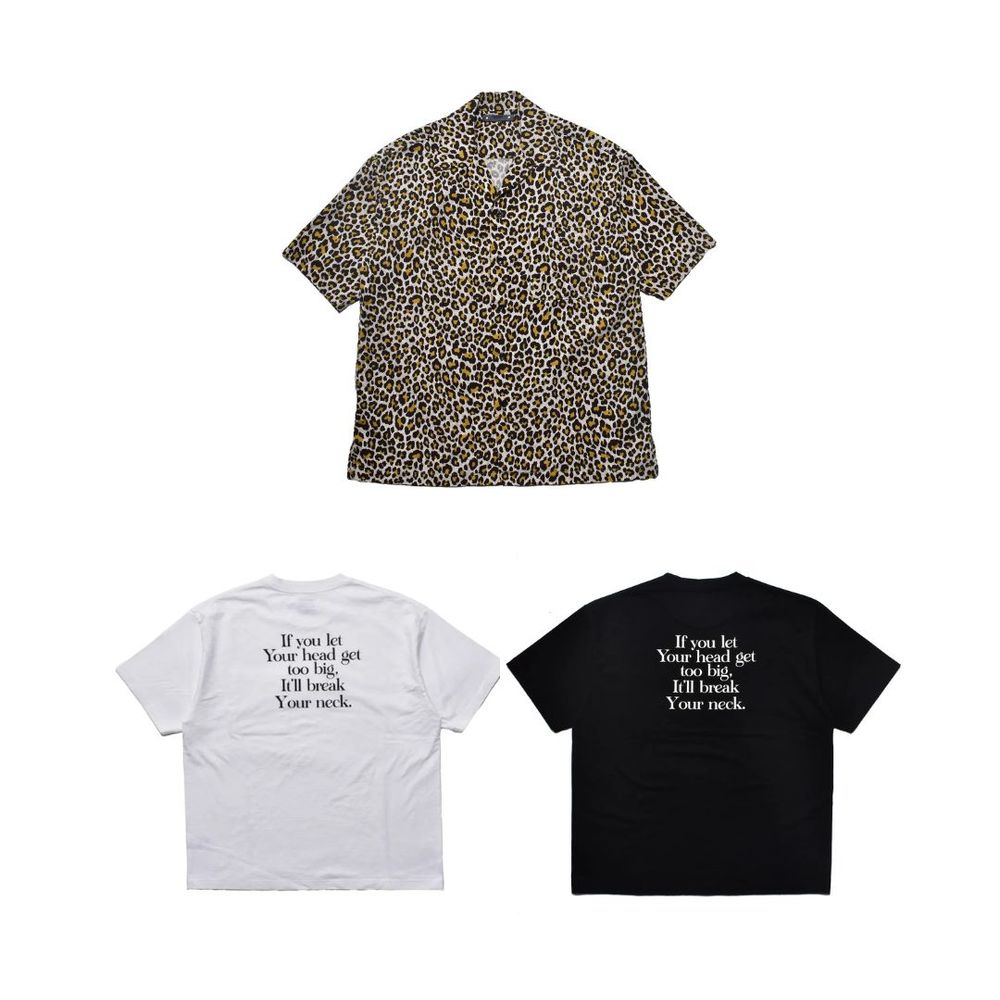 MINEDENIM 新作販売告知 / 大人の色気を感じさせるレオパードシャツ&シンプルなポケTee。