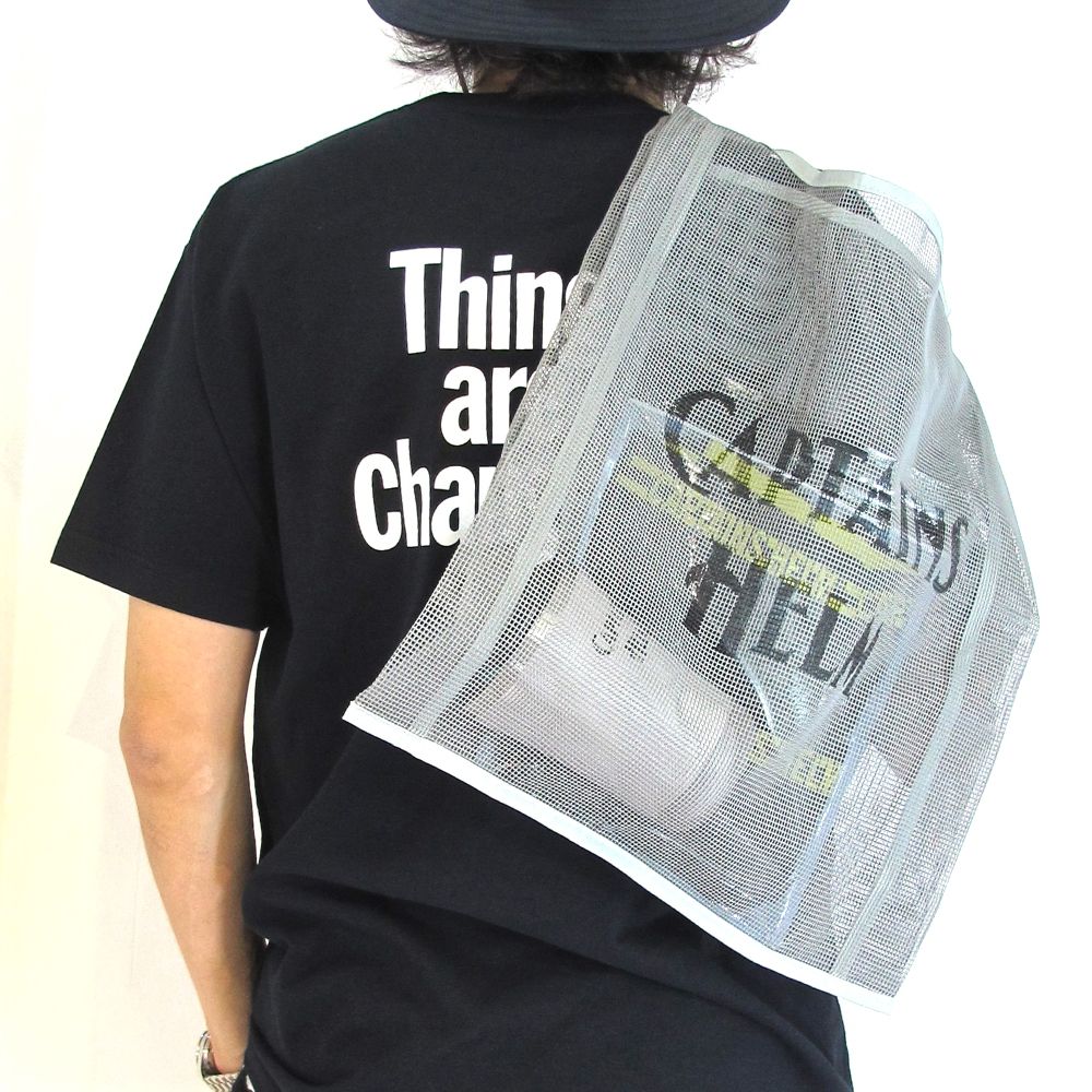 CAPTAINS HELM - TOUGH MESH ECO BAG (GRAY) / タフメッシュ エコバッグ | LOOPHOLE