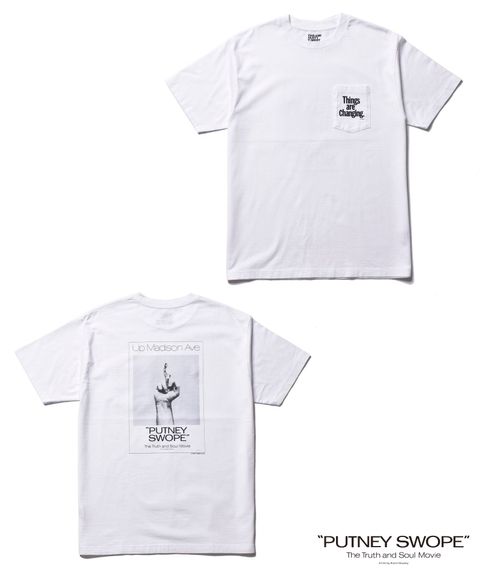 Putney Swope Poke Tee (WHITE) / ×パトニー・スウォープ×スティーロ コラボTシャツ