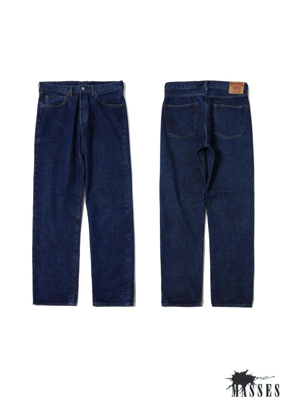 5P POKET PANTS P WASH (×MASSES) (INDIGO) / マシス コラボレーション デニム パンツ