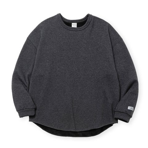 BOMBERHEAT®︎ MULTI WAY DROP CS (CHARCOAL) / ボンバーヒート ビッグシルエット カットソー